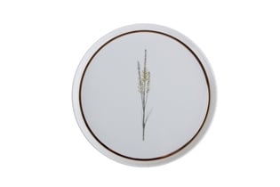 Porland Botanical Desen2 Düz Tabak 21cm
