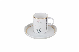 Porland Botanical Tabaklı Kahve Fincanı 80cc