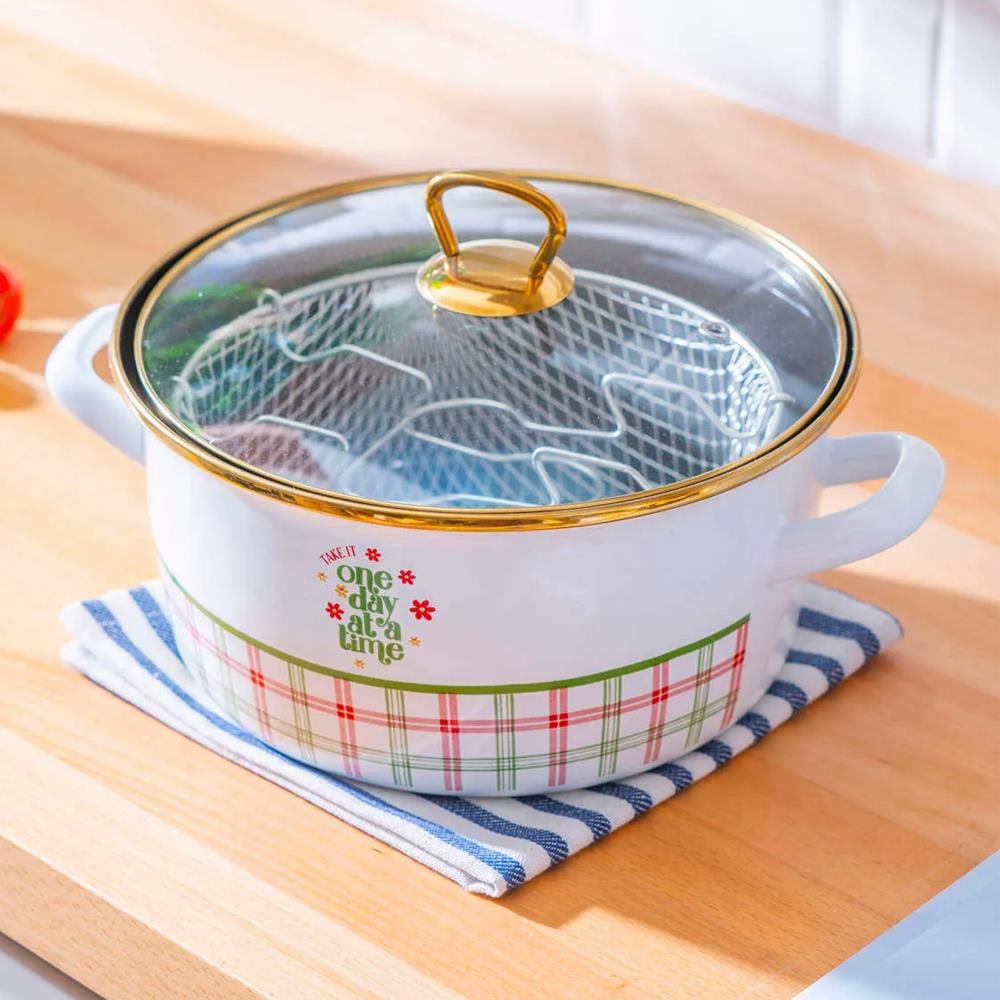 Acar Qualita Vera Emaye Kızartma Tenceresi - 22 Cm