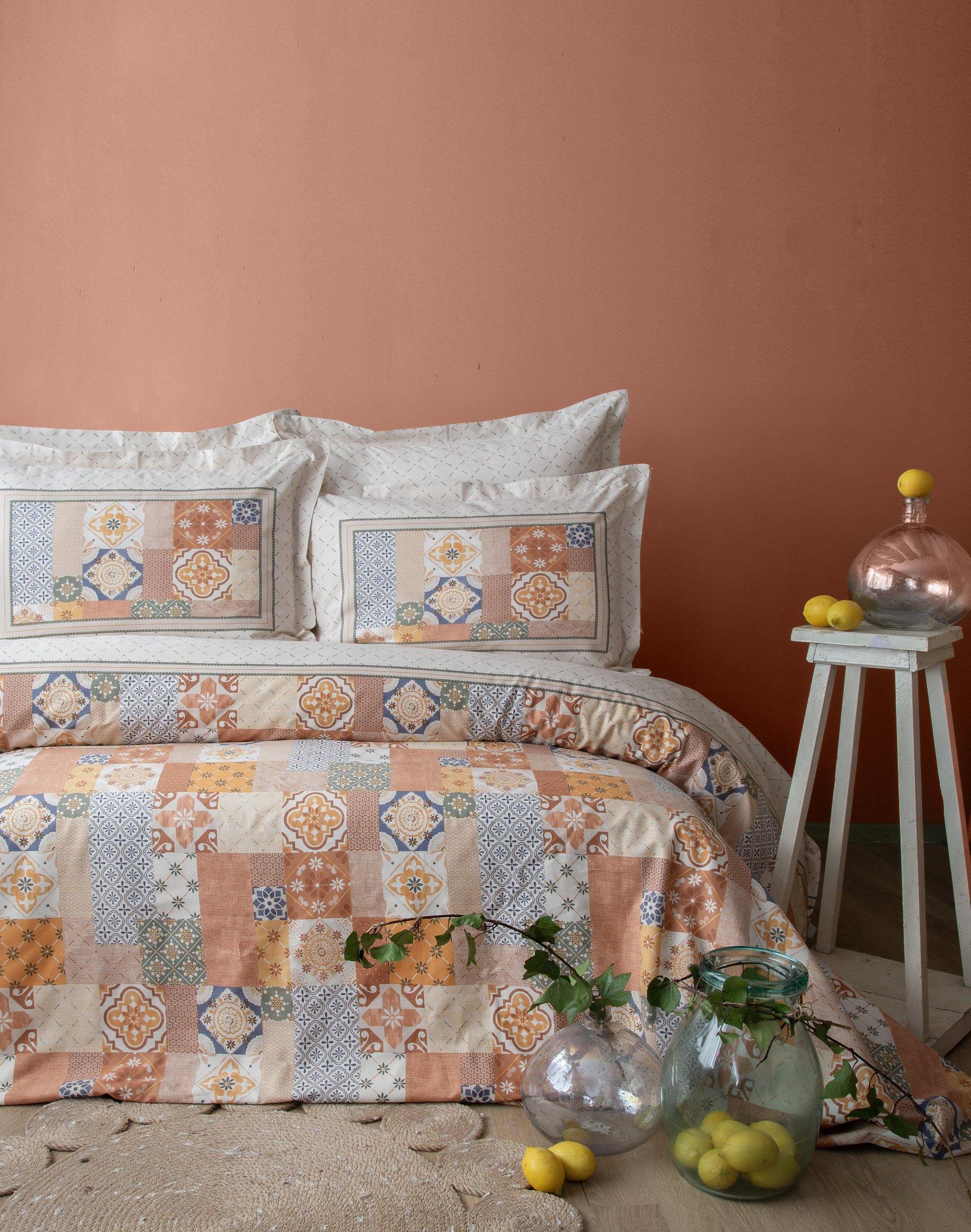 Apricitas Çift Kişilik Nevresim Takımı Maude Terracota