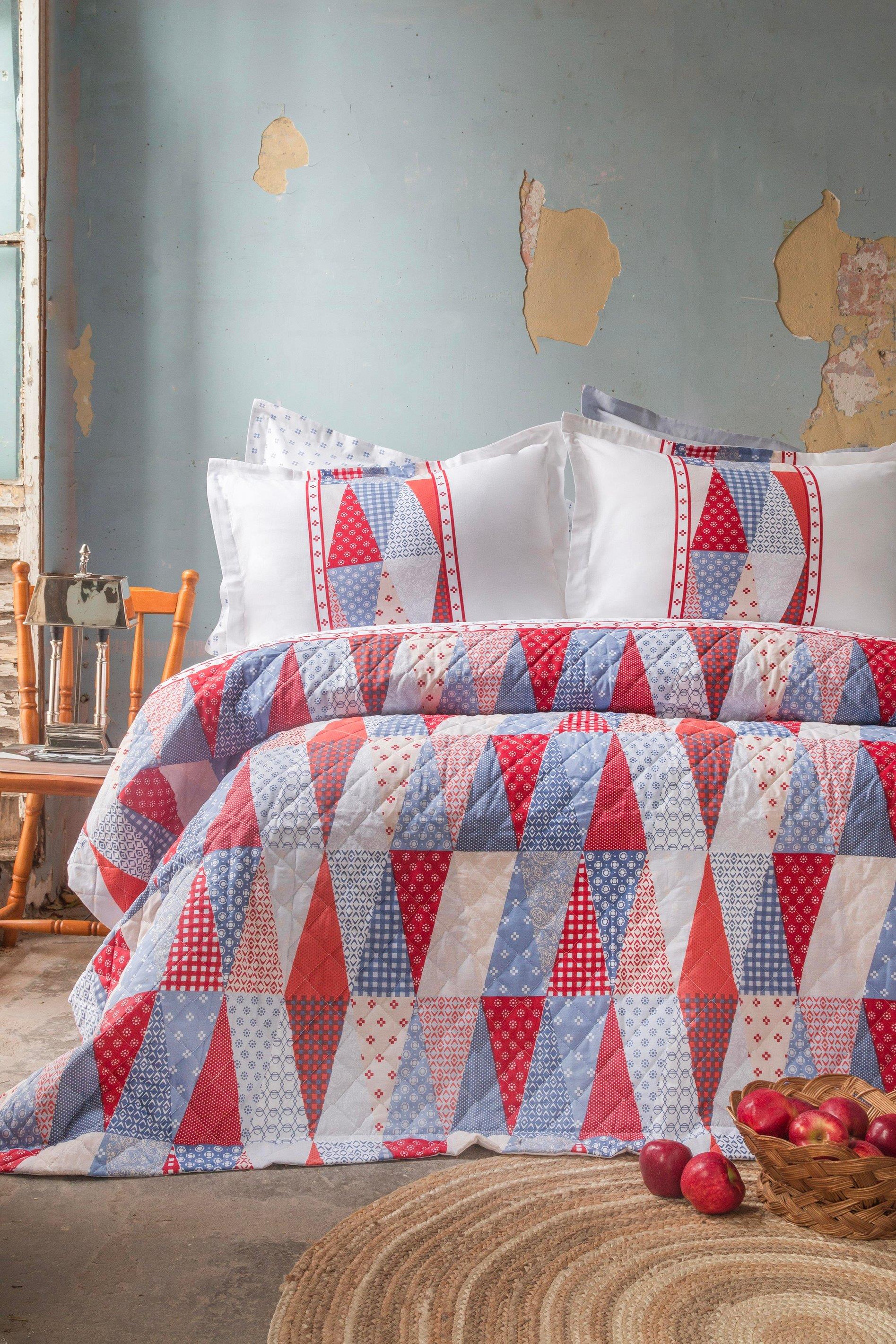 Apricitas Çift Kişilik Nevresim Takımı Marıel Red