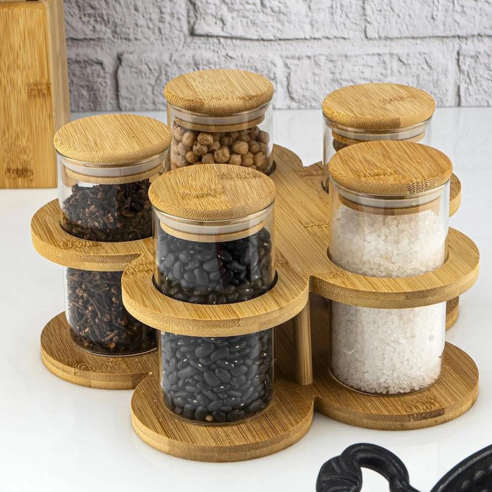 Bambum Sorrel - 6 Parça Standlı Baharatlık Küçük