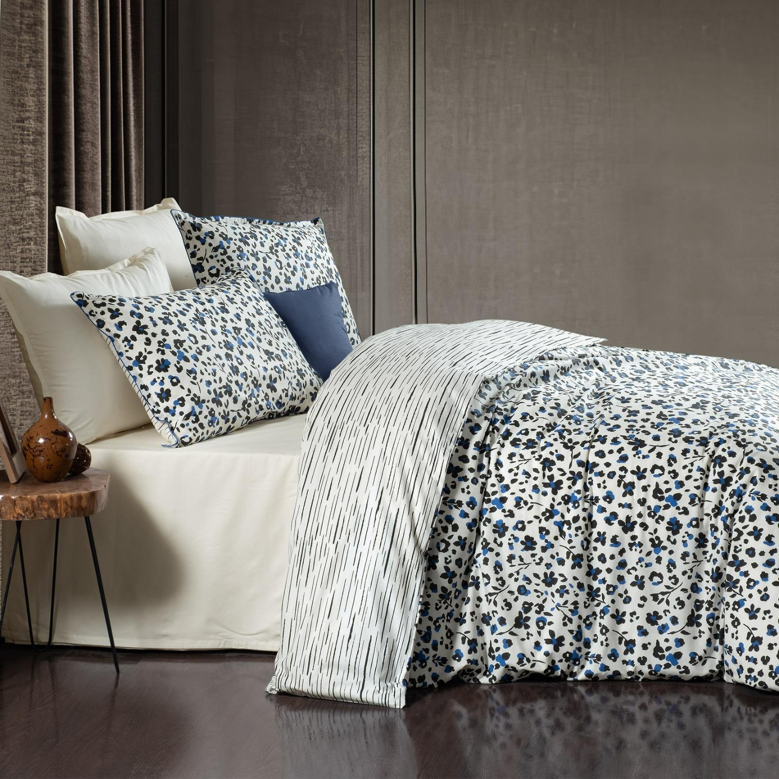 Bazaar Ranfors Anja Mavi Nevresim Takımı Tek Kişilik