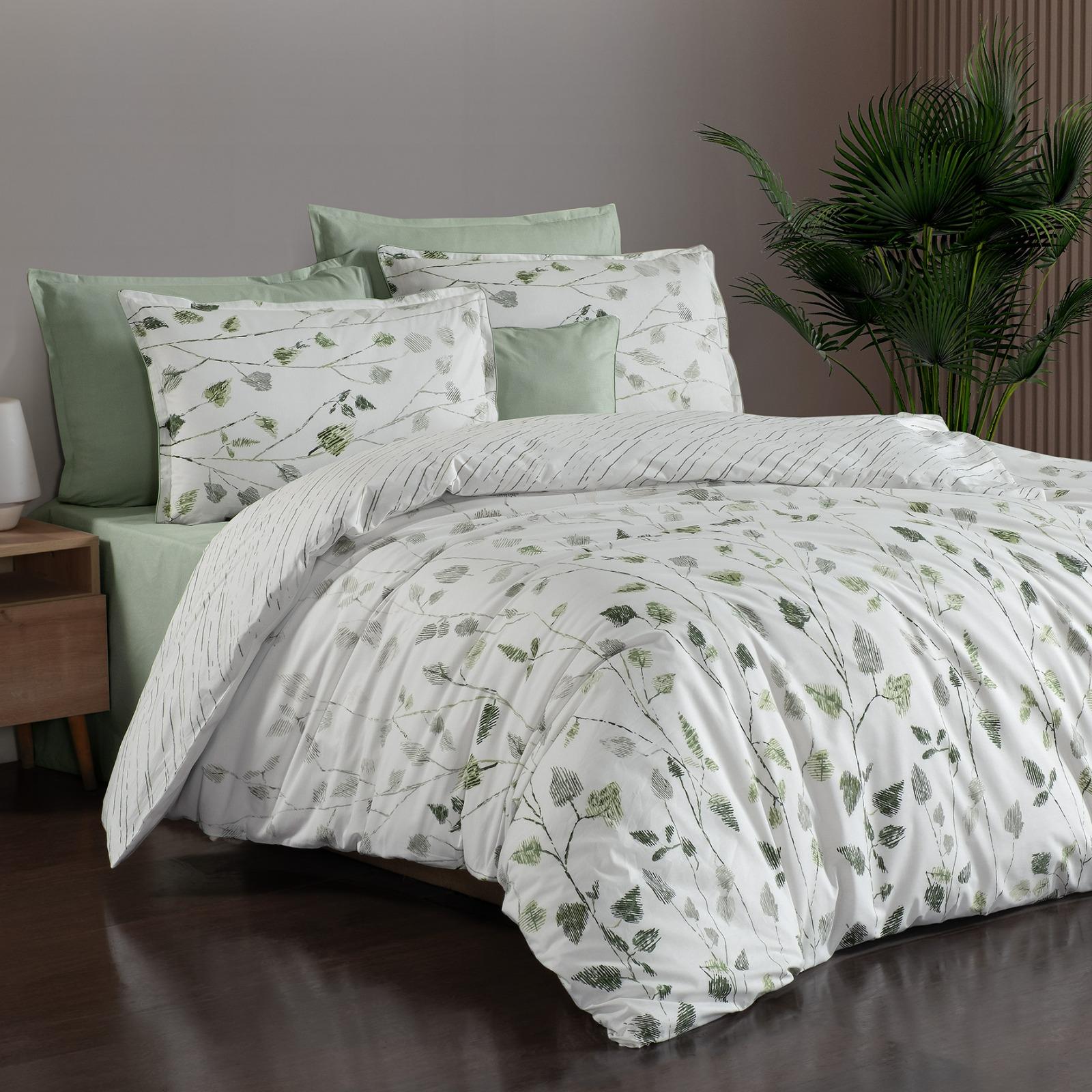 Bazaar Ranfors Ervın Yeşil Nevresim Takımı Tek Kişilik