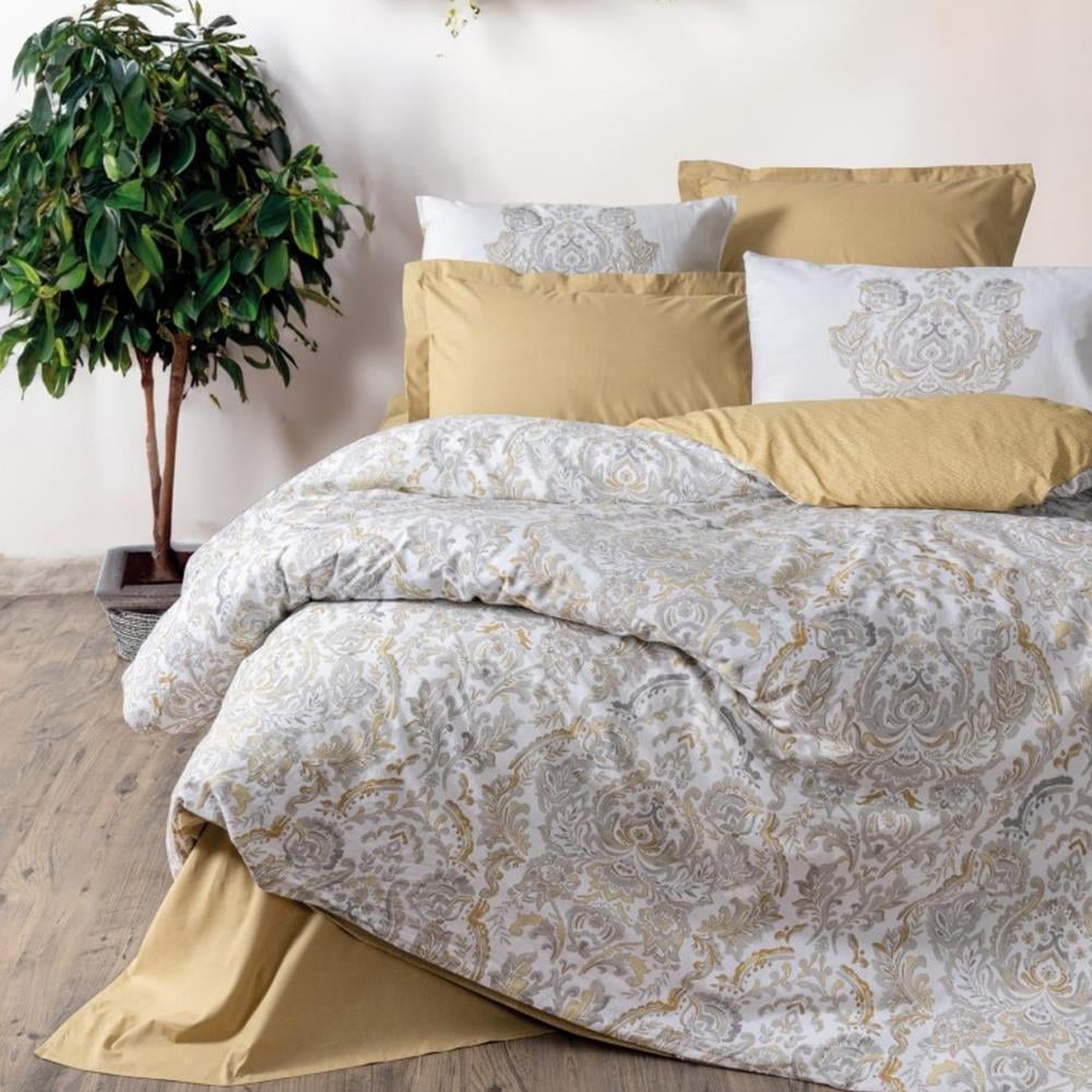 Cotton Box Bohem Tek Kişilik Nevresim Takımı Najva Hardal