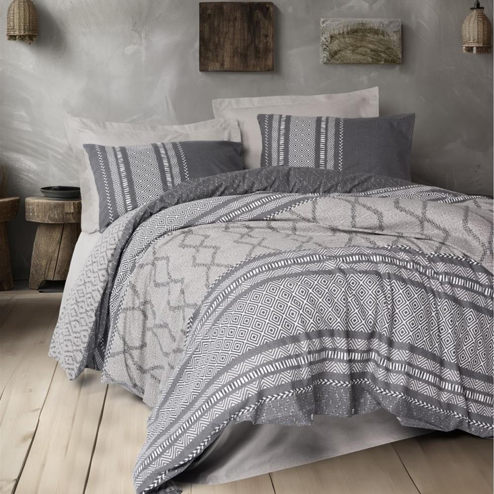 Cotton Box Toprak Tek Kişilik Nevresim Takımı Tonnia Vizon