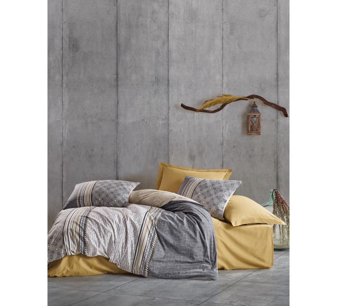 Cotton Box Toprak Tek Kişilik Nevresim Takımı Nedra Bej