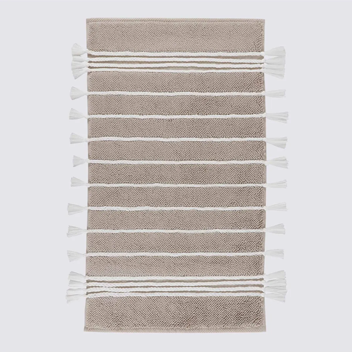 Ecocotton Karnella Bej Organik Banyo Paspası 50 X 80 Cm