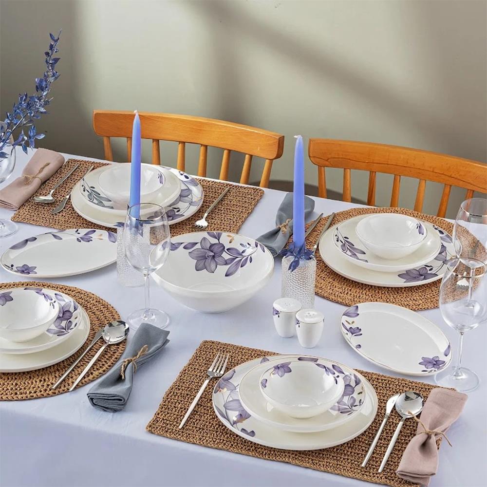 Emsan Isley Lacivert 53 Parça 6 Kişilik Yemek Takımı