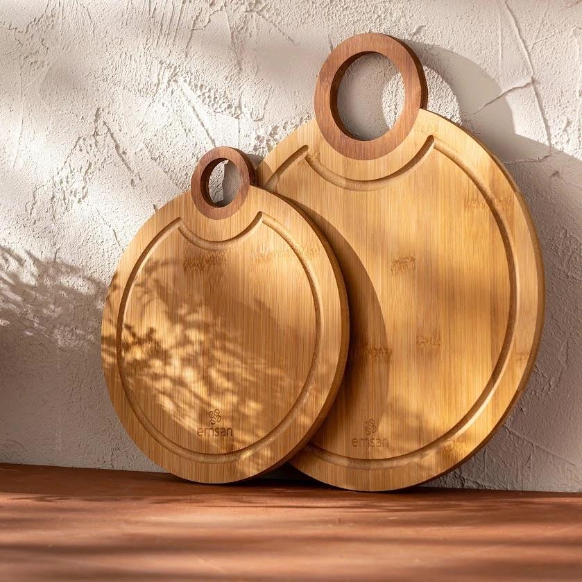 EMsan Ladin Wood 2li Kesme Tahtası