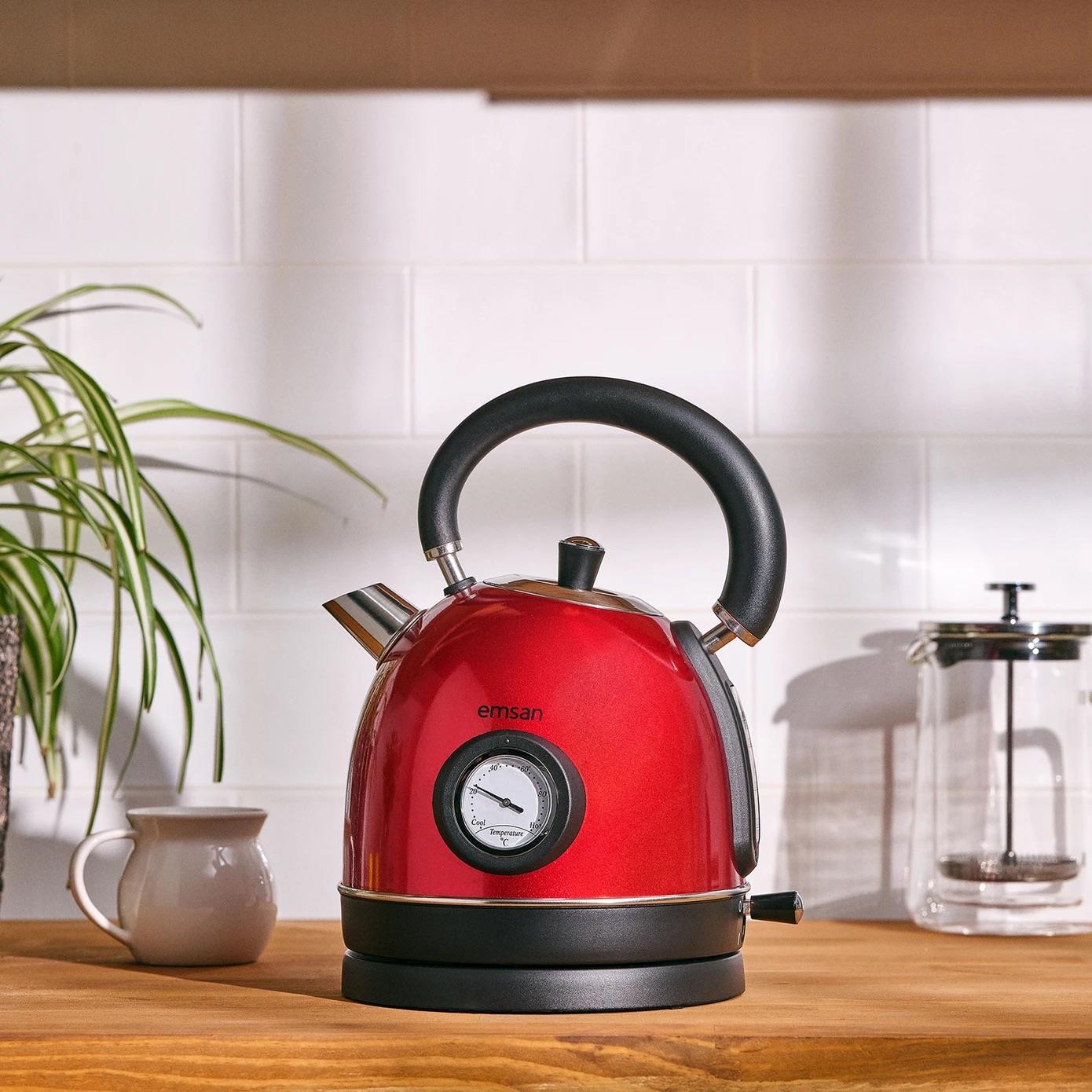 Emsan Turtle Kettle Kırmızı