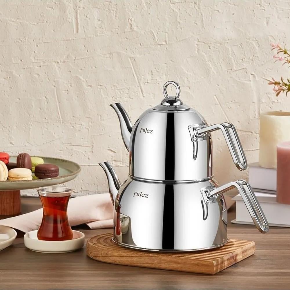 Falez Ares Orta Boy Çaydanlık Takımı