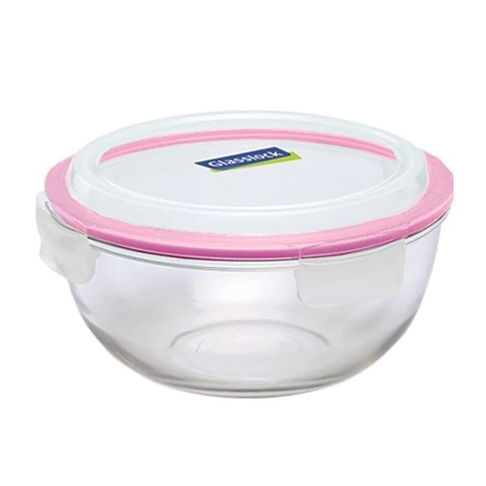 Glasslock Yuvarlak Cam Saklama Kabi 1000 Ml