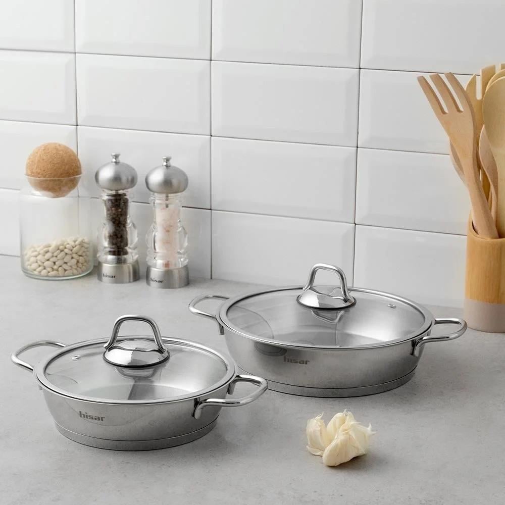 Hisar Teos Metal Saplı Sahan Seti 4 Parça