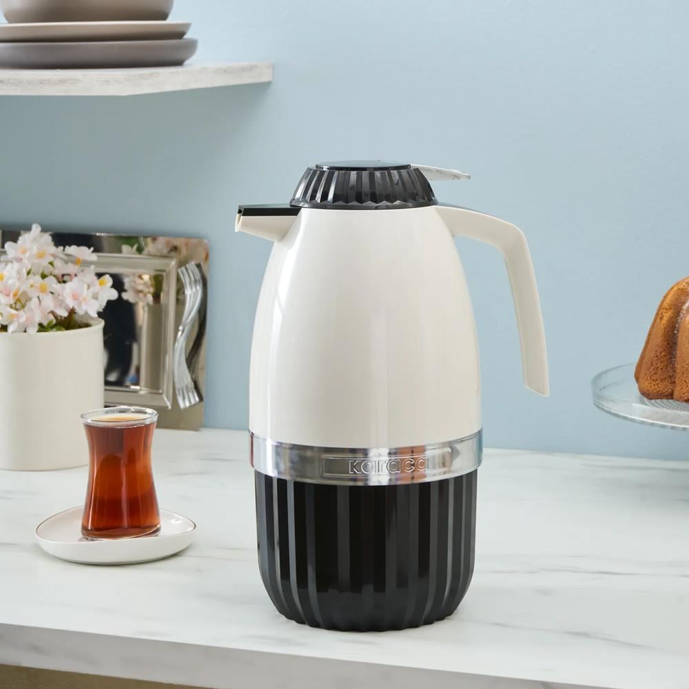 Karaca Gant Cam Sızdırmaz Çay Termosu Siyah 2L