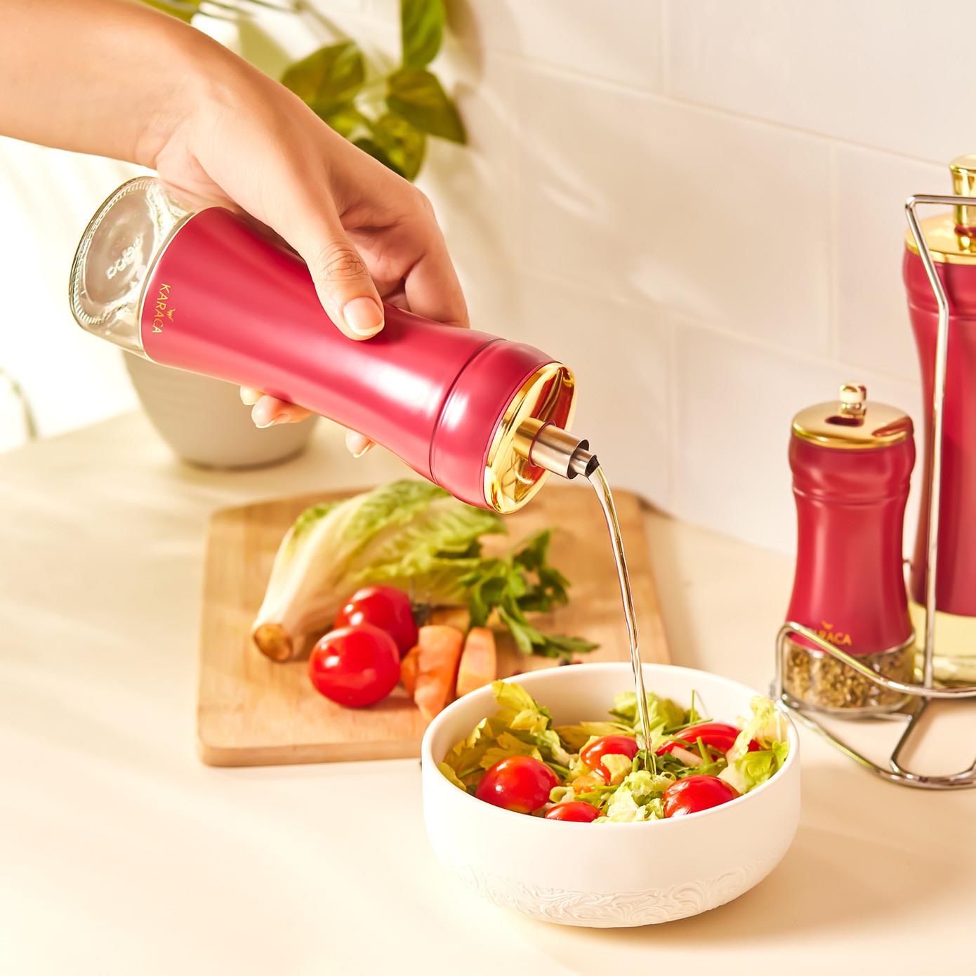 Karaca Gold Berry Cam Salata Seti