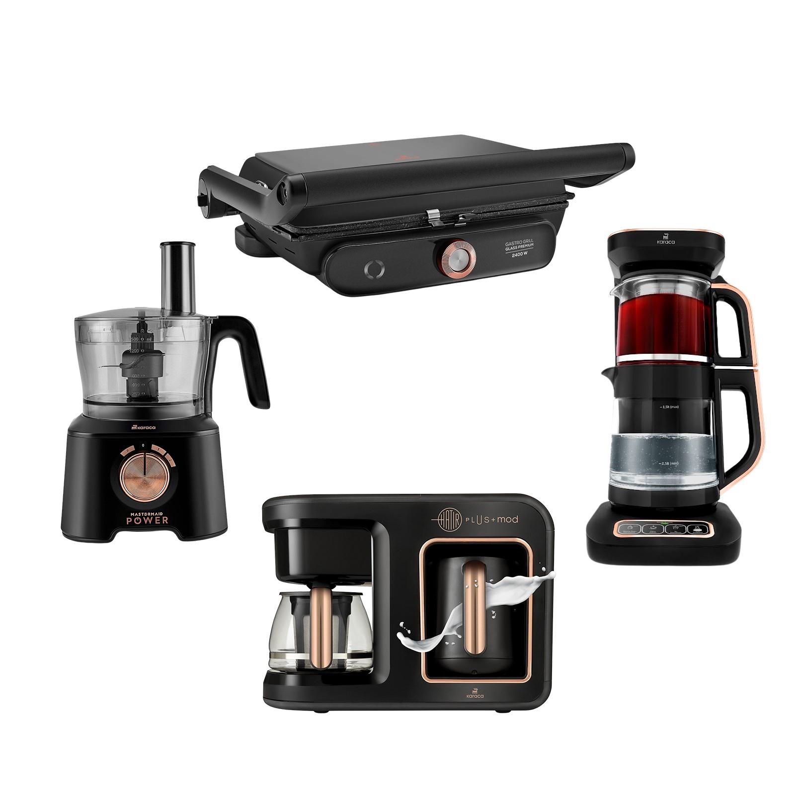 Karaca Gurme Luxury 3.0 Elektrikli Evlilik Paketi Black Copper