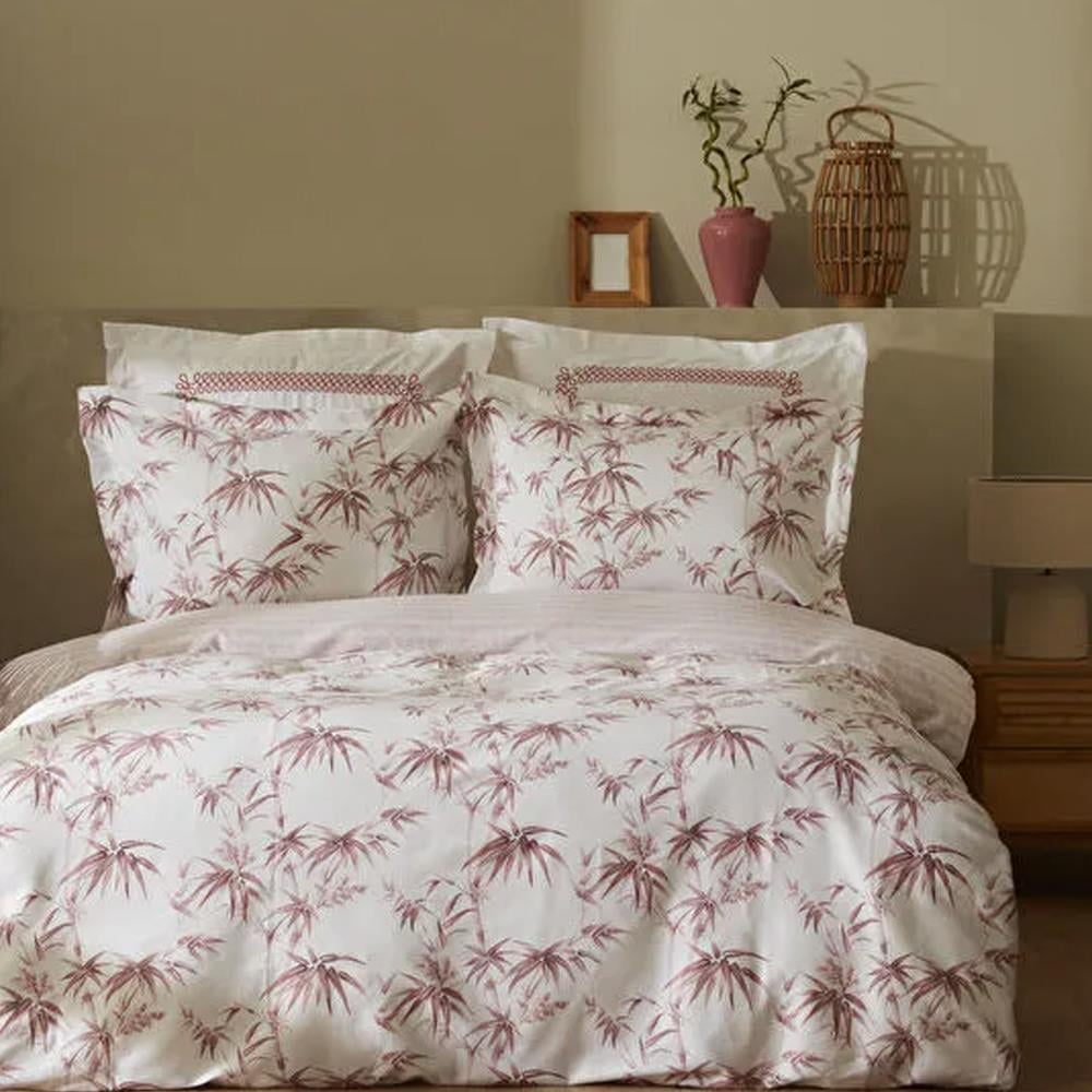 Karaca Home Doğasever Grove Bambu Çift Kişilik Nevresim Takımı Mercan