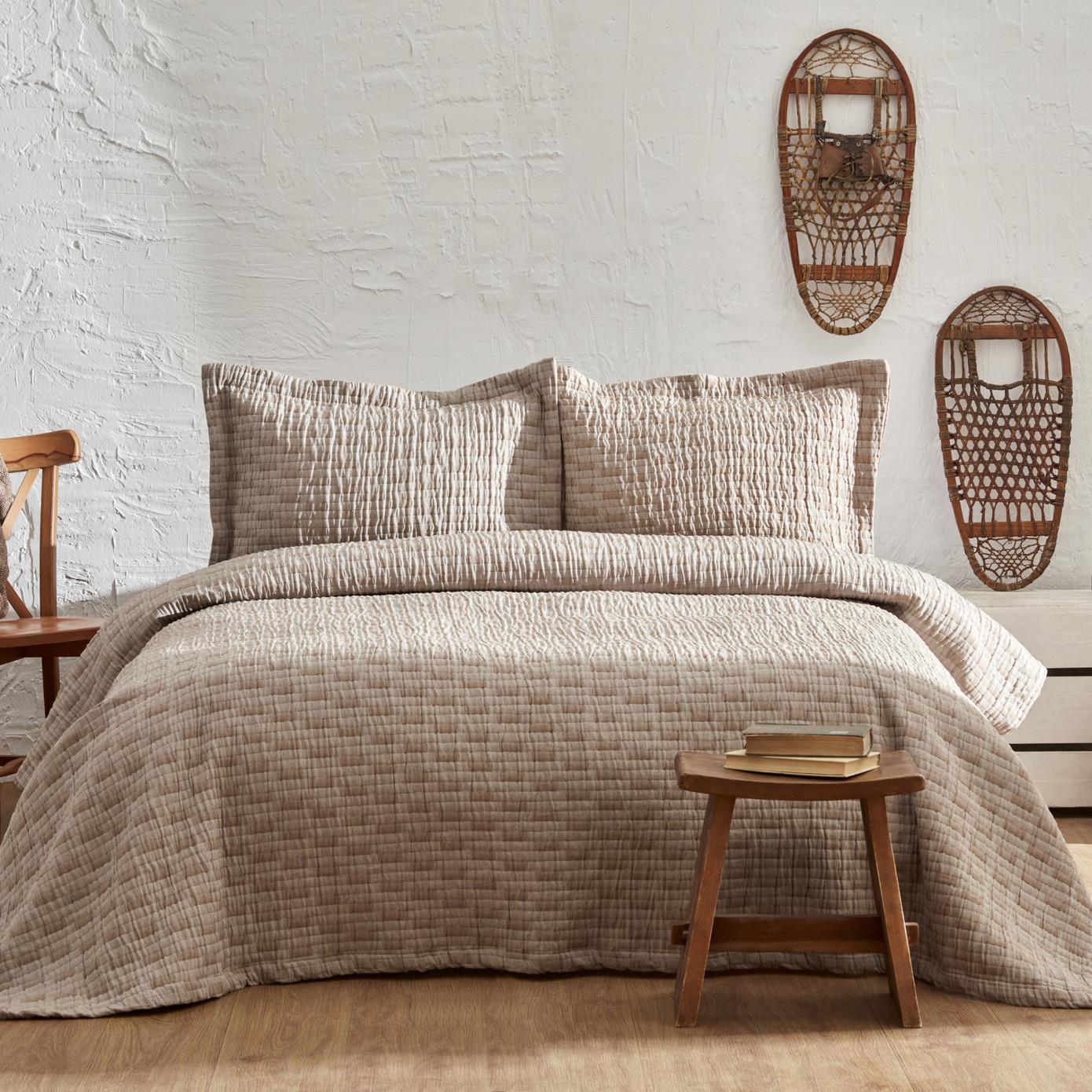 Karaca Home Loretta Çift Kişilik Yatak Örtüsü Bej