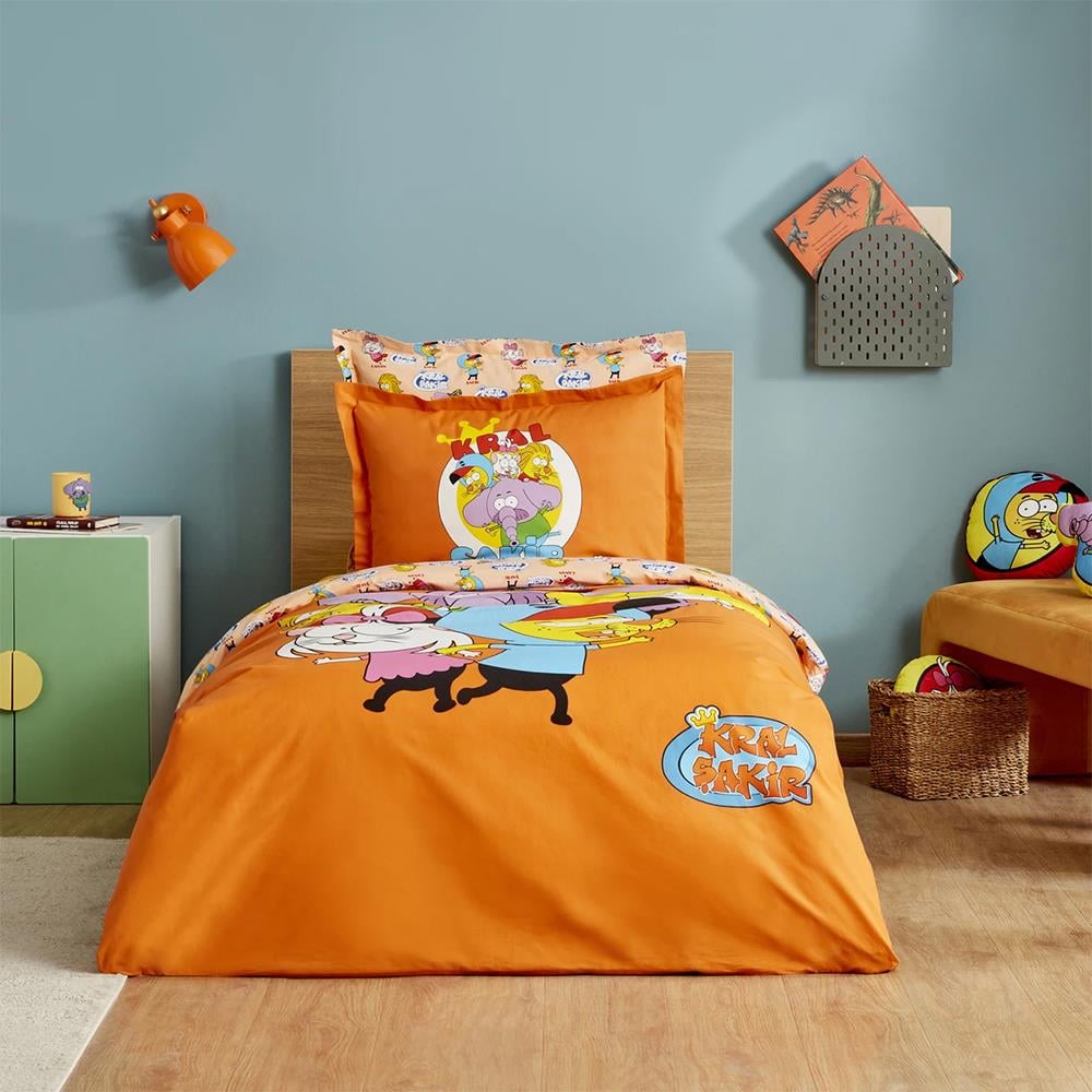 Karaca Home X Kral Şakir Süper Ekip Tek Kişilik Nevresim Takımı