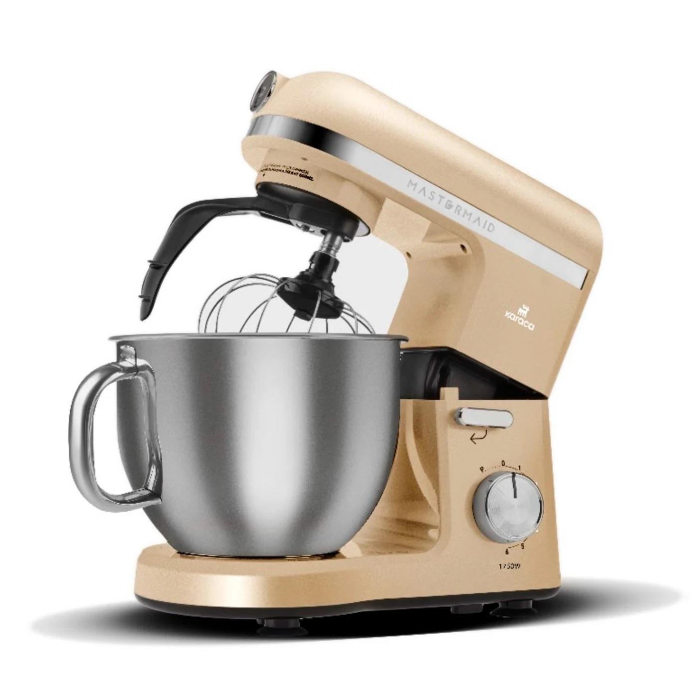 Karaca Mastermaid Chef Pro Çift Kollu Hamur Yoğurma Makinesi Mineral Gold 1750W 5L