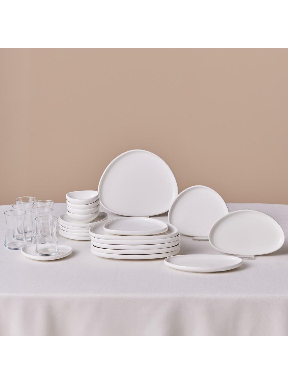 Karaca Miranda White Beyaz 26 Parça 6 Kişilik Kahvaltı Takımı