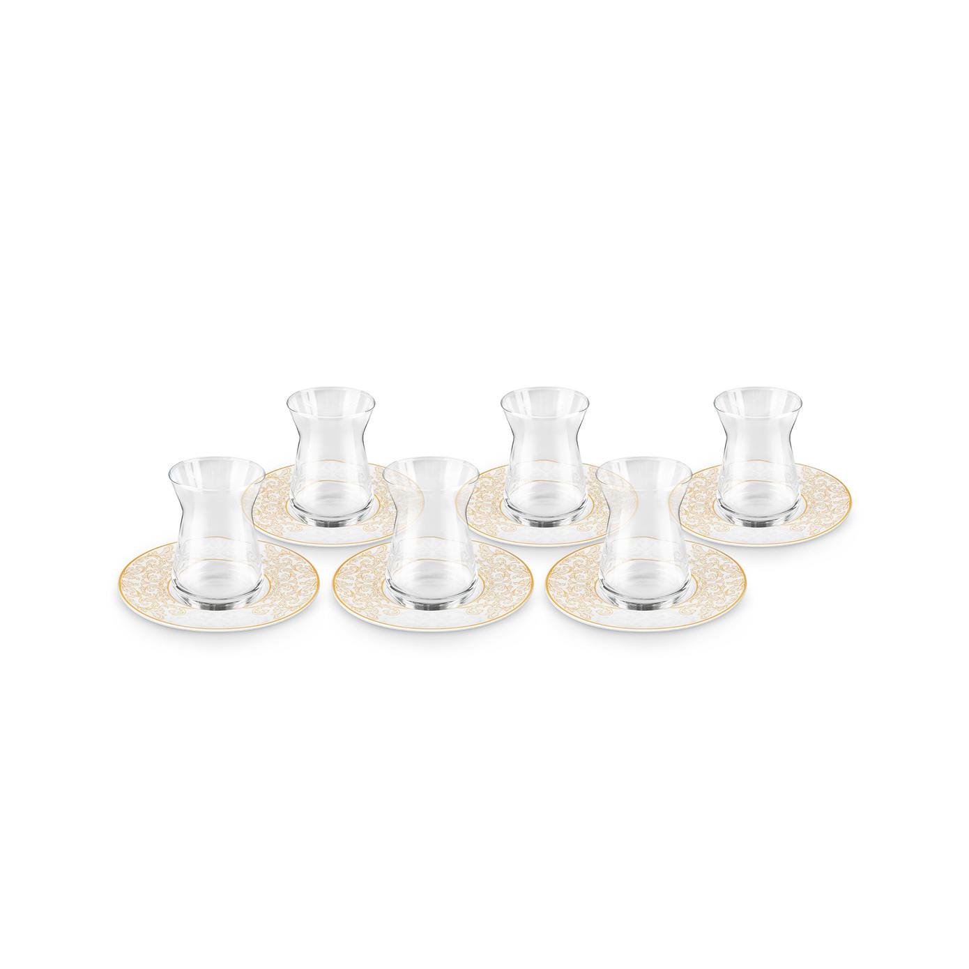 Karaca Nazende 12 Parça 6 Kişilik Çay Seti