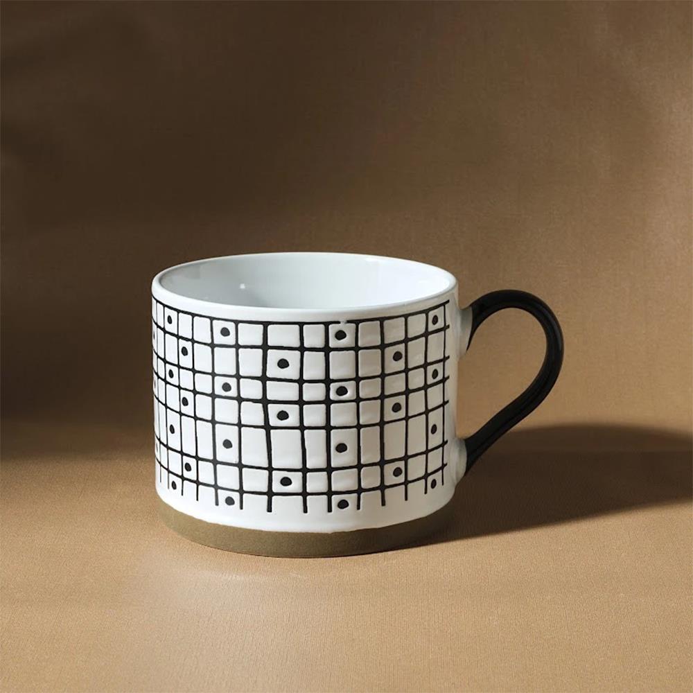 Karaca Otto Kare Büyük Boy Kupa 480 Ml