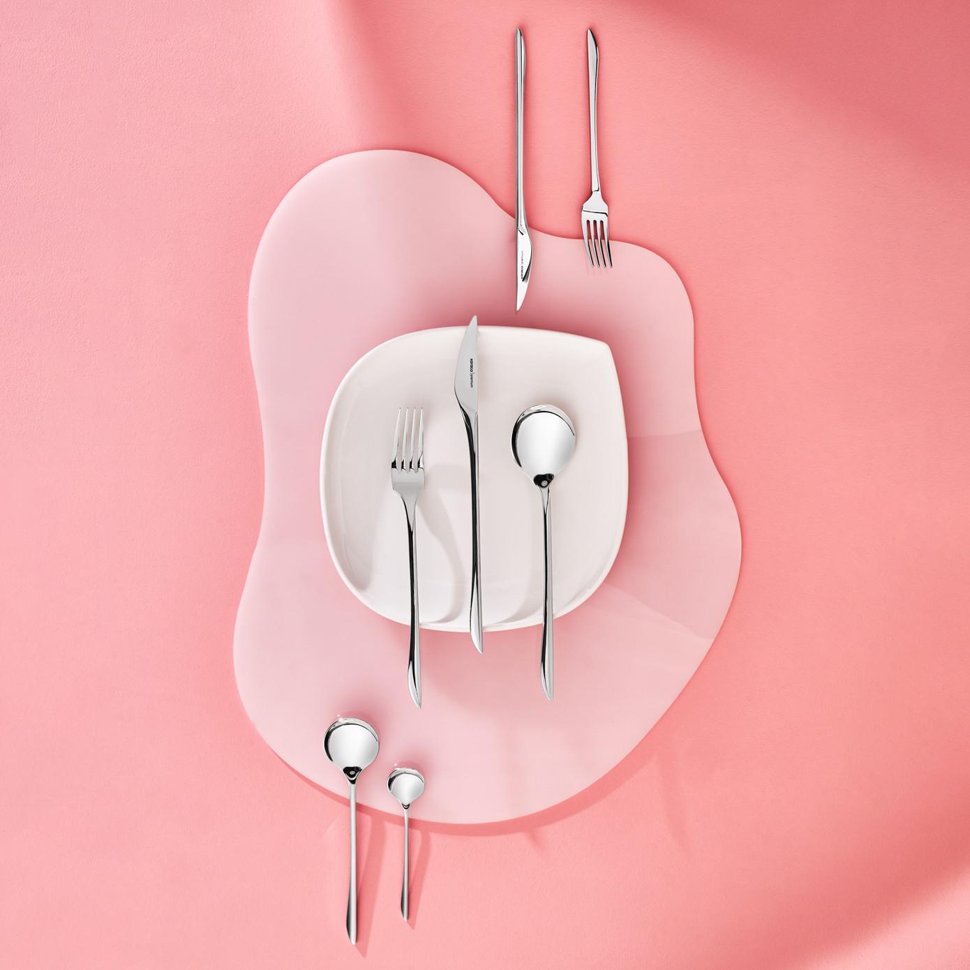 Karaca Premium Platin Von 12 Kişilik 84 Parça Çatal Kaşık Bıçak