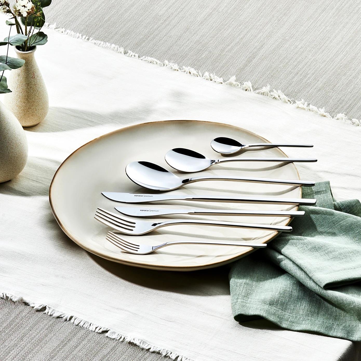 Karaca Premium View 84 Parça 12 Kişilik Kutulu Çatal Kaşık Bıçak Takımı