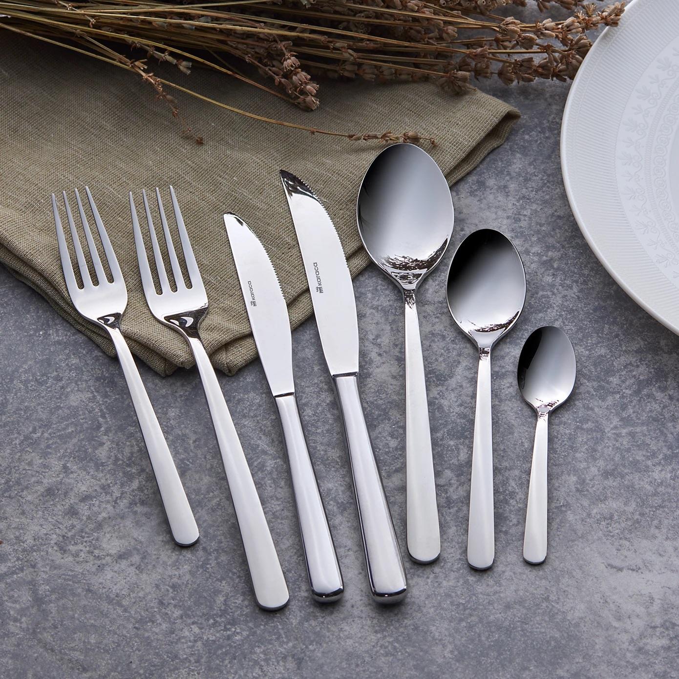 Karaca Vesper Elegance 84 Parça 12 Kişilik Çatal Kaşık Bıçak Takımı