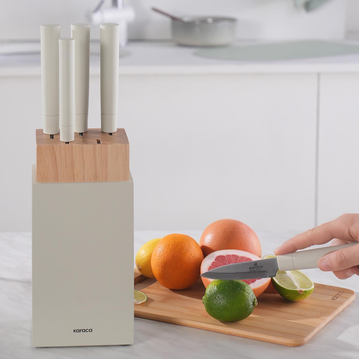 Karaca Viego 6 Parça Bıçak Seti Cream