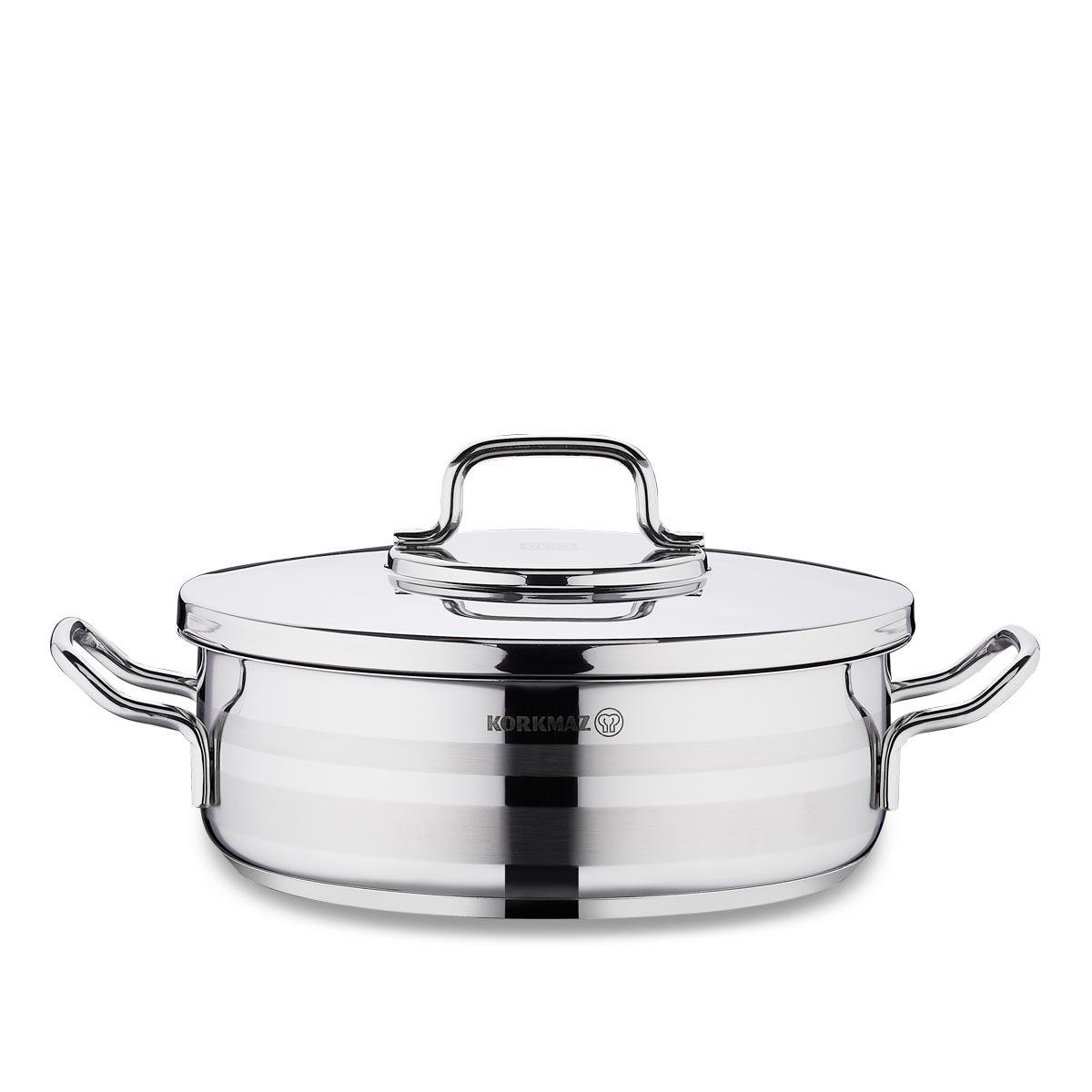 Korkmaz Astra2 28 cm Kısa Tencere A2036