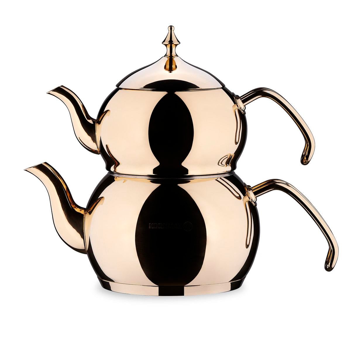 Korkmaz Hanedan Gold Premium Çaydanlık Takımı A222-02