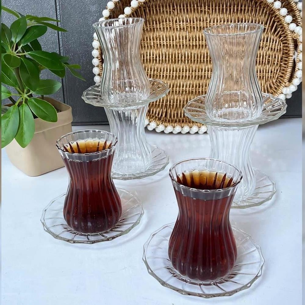 KRD Çay Seti 6 Lı Home Plato 6074