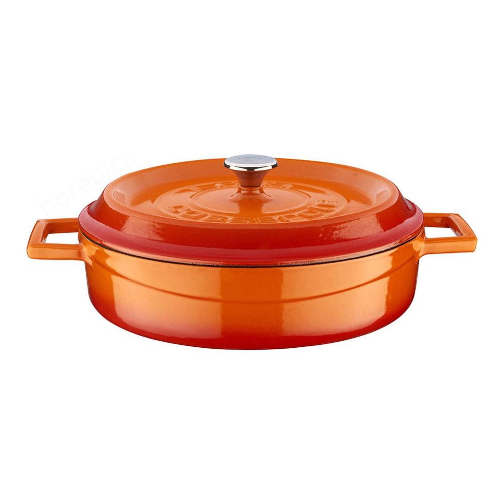 Lava Kısa Tencere Turuncu 24 cm