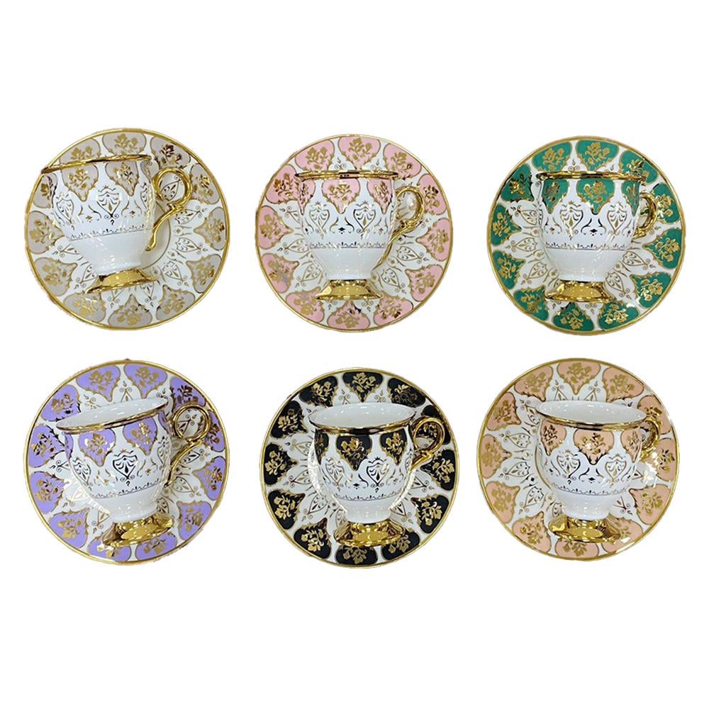 Mien Pors Ayaklı Fincan Takımı 6lı  02923