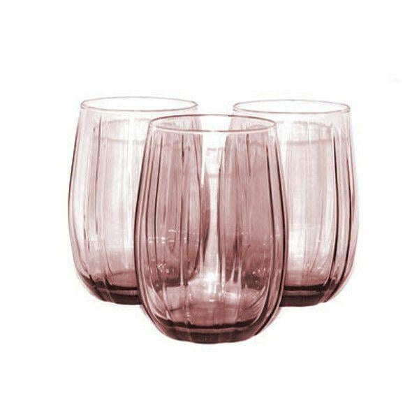 Paşabahçe Linka Pembe 3lü Meşrubat Bardağı 420405