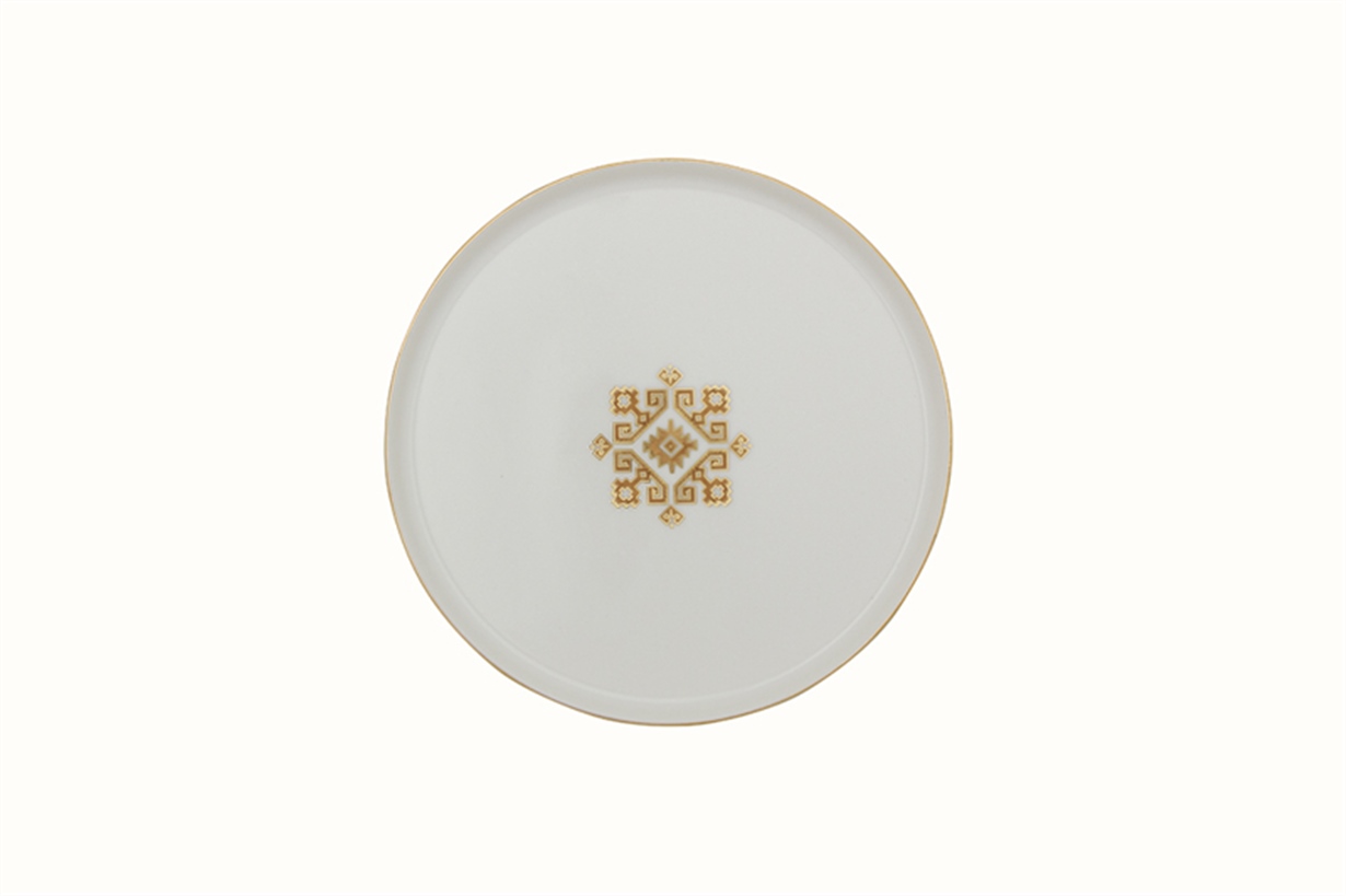 Porland Arabesque Desen1 Düz Tabak 21cm