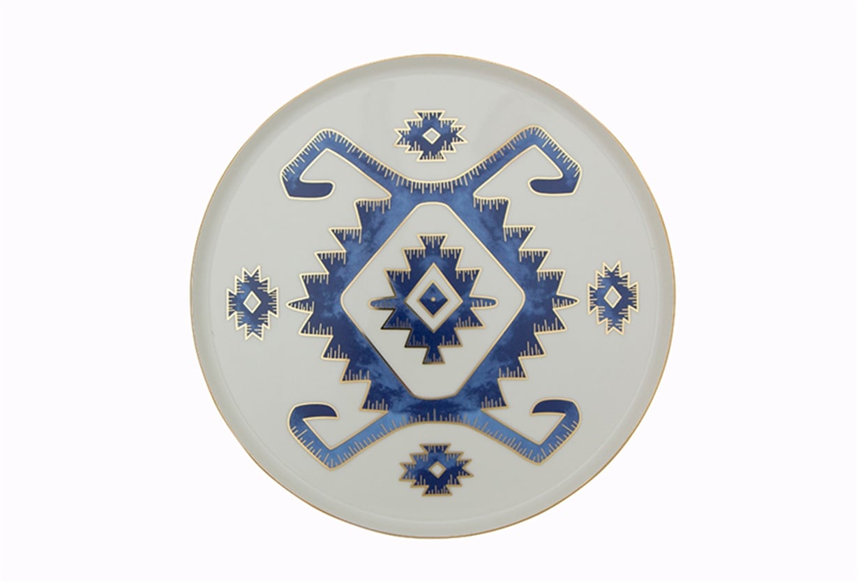 Porland Arabesque Desen5 Düz Tabak 27cm