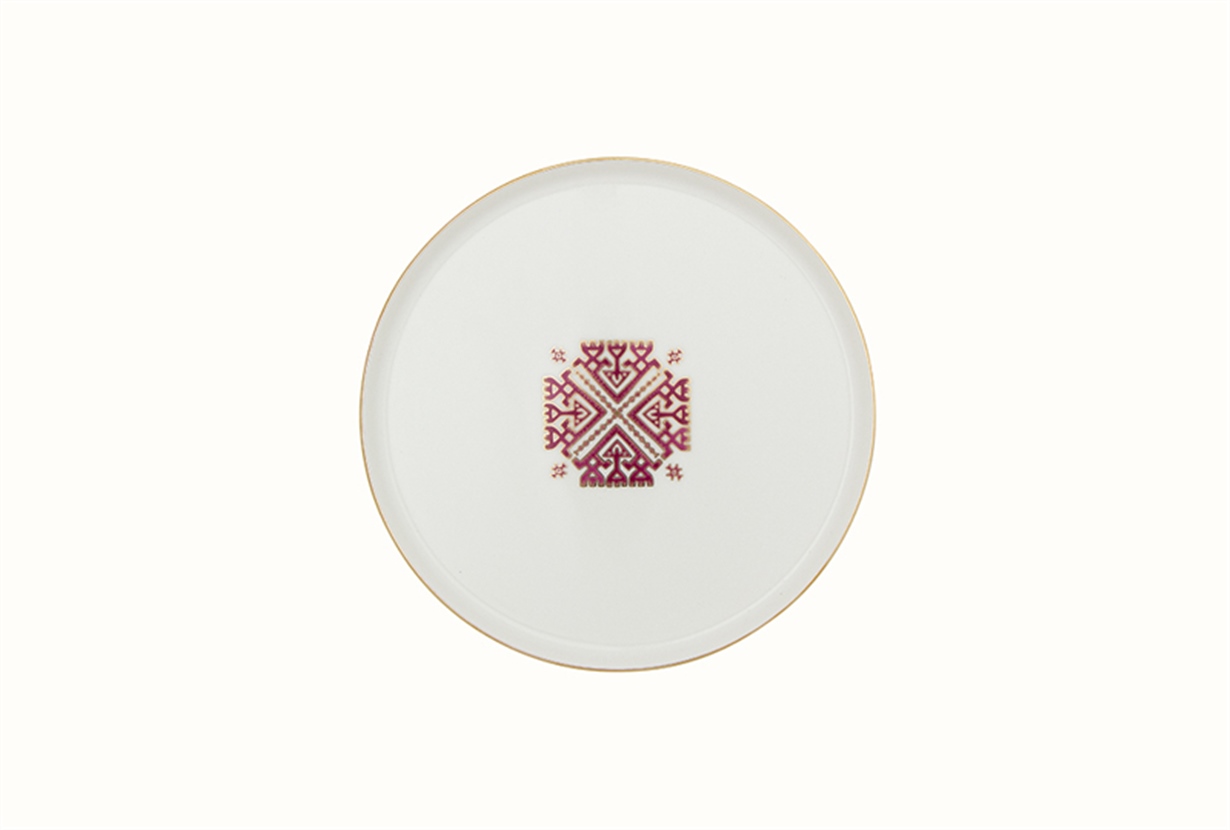 Porland Arabesque Desen6 Düz Tabak 21cm
