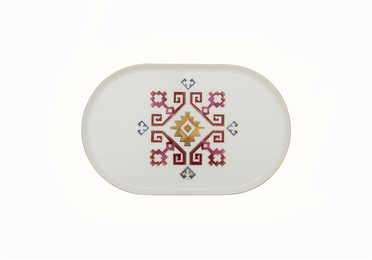 Porland Arabesque Kayık Tabak 28cm