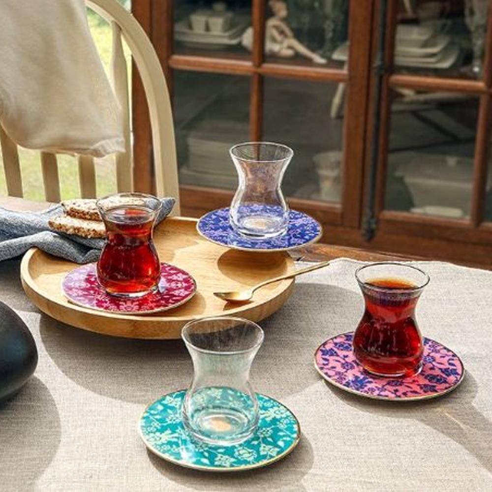 Porland Çay Bardak Takımı 8 Prc Glamorous
