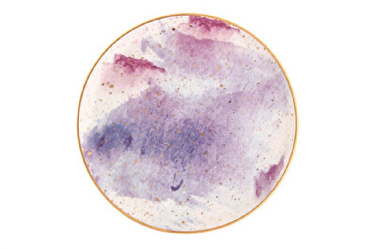 Porland Cosmos Düz Tabak 24 cm Desen7 ALM006673