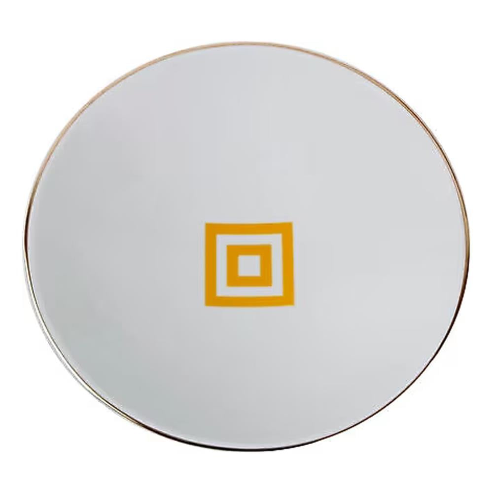 Porland Çukur Tabak 20 cm Morocco Desen 4 Sarı