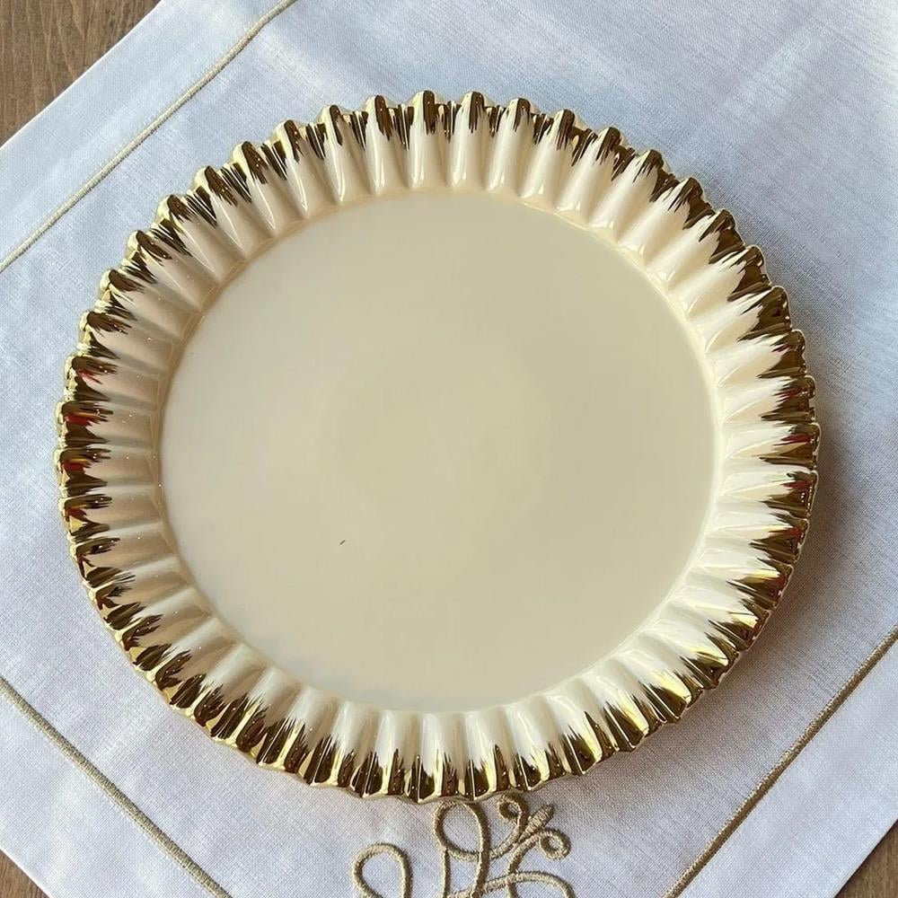 Royking Daisy Yuvarlak Tabak 33 Cm