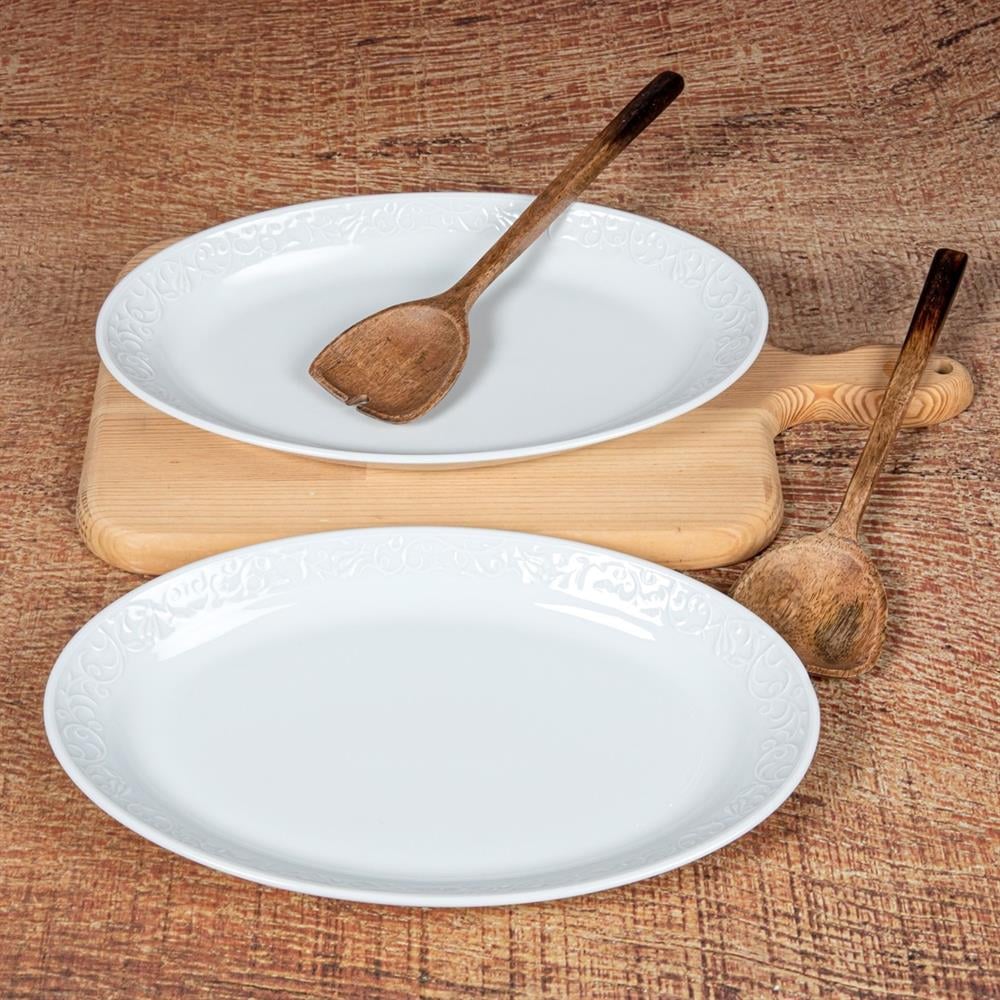 Şar Por Düz Tabak 25 cm Bahardalı