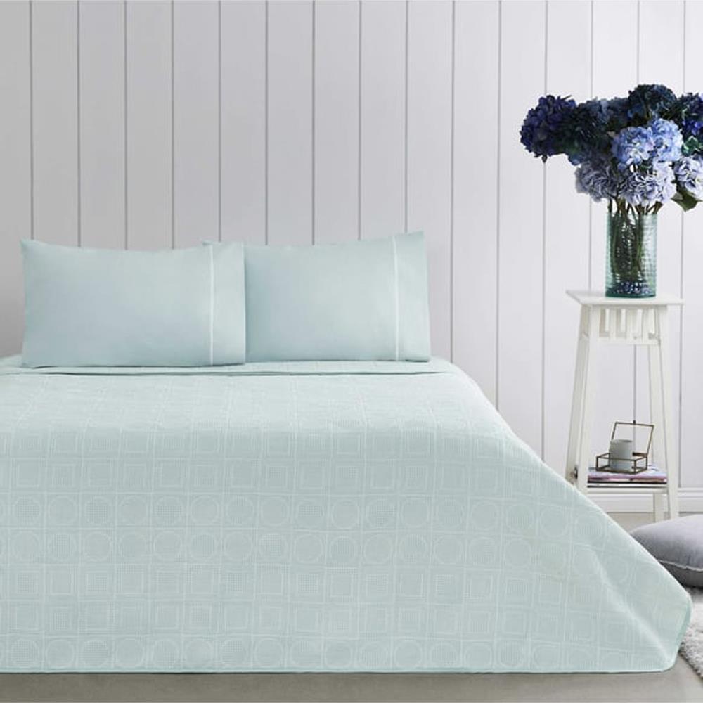 Taç Jakar Tek  Kişilik Pike Takımı Doretta Mint