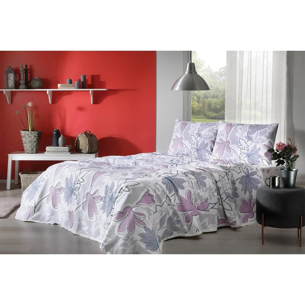 Taç Pike Takımı Jane Tek Kişilik Gri