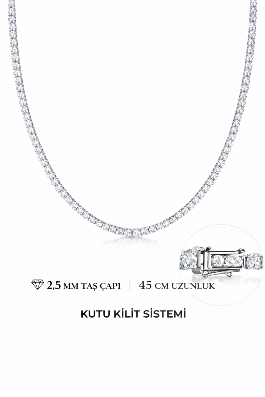 2,5 mm 45 cm Suyolu Kolye